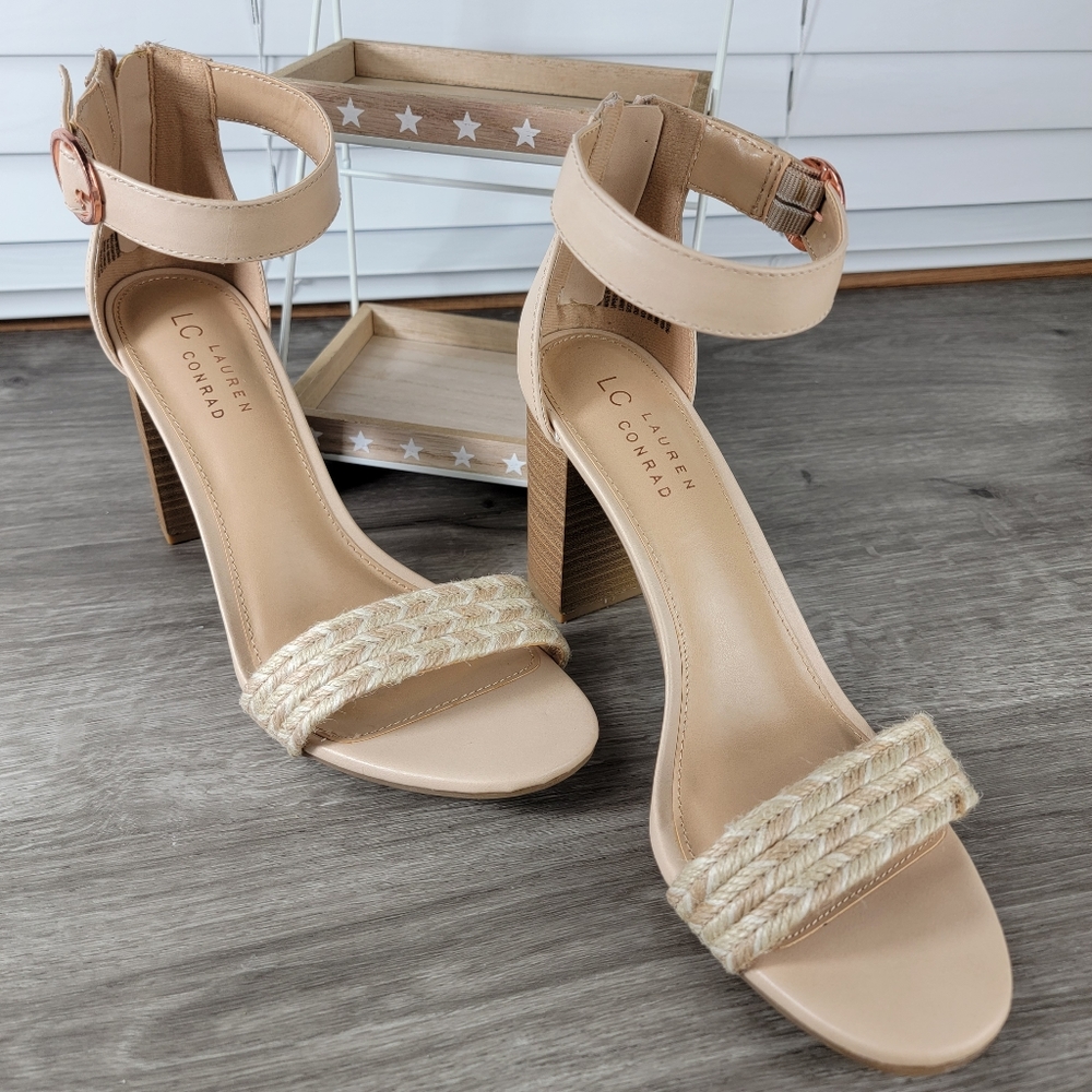 LC Lauren Conrad Tirimisu High Heel Sandals